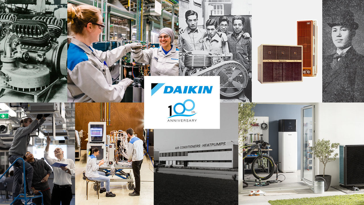 Баннер «100 лет Daikin»